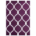 United Weavers Of America 5 ft. 3 in. x 7 ft. 6 in. Bristol Rodanthe Plum Rectangle Area Rug 2050 11582 69